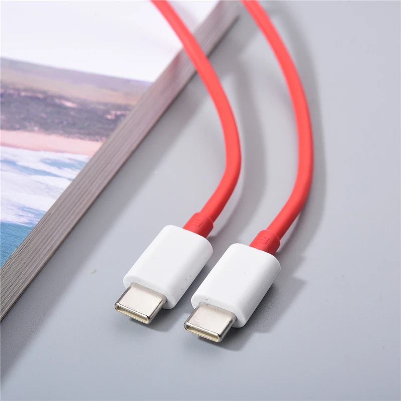 PD 65 واط 100 واط Supervooc كابل شاحن سريع ل Oneplus Ace5 13 12 11 8T 7T Pro USB C إلى نوع C الحبل الاعوجاج داش تهمة 11R سلك البيانات