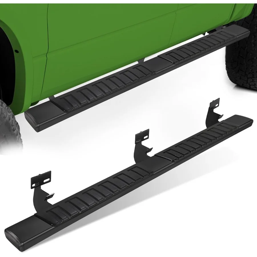 

6 подножек, совместимых с Dodge Ram 2500 3500 Crew Cab 20102024, черные боковые подножки из алюминиевого сплава, Nerf Bars для грузовика