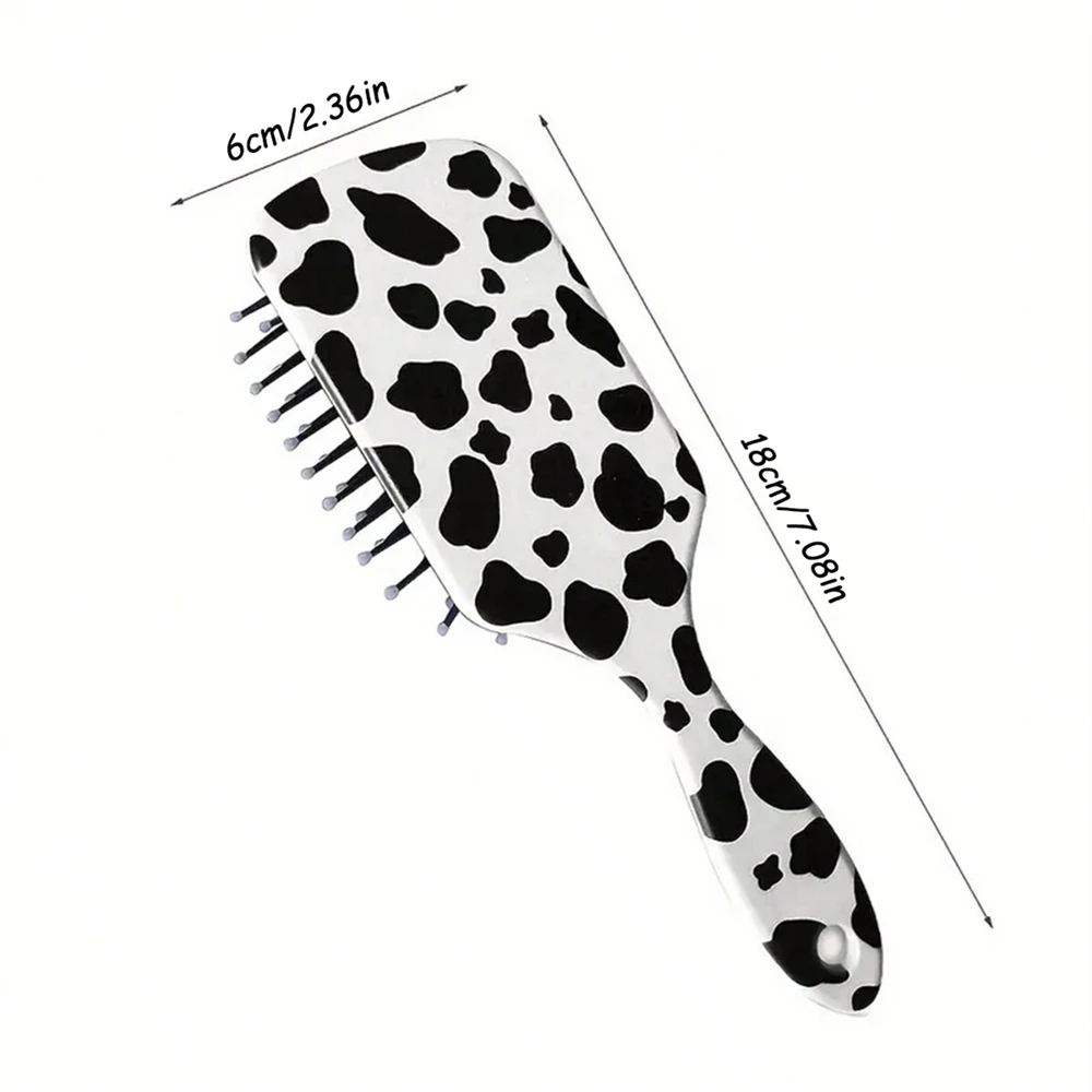 1pc Texture opaca Capelli lisci Cuscino d'aria Pettine a bordo grande Pettine per acconciature per le donne