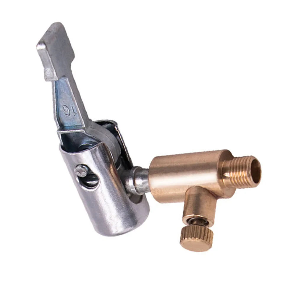 1pc Inflator Cylinder Interface Pump Nozzle Adapter Bicycle Car Quick Inflatable Chuck Adapter Copper Inflatable Nozzle Adapters