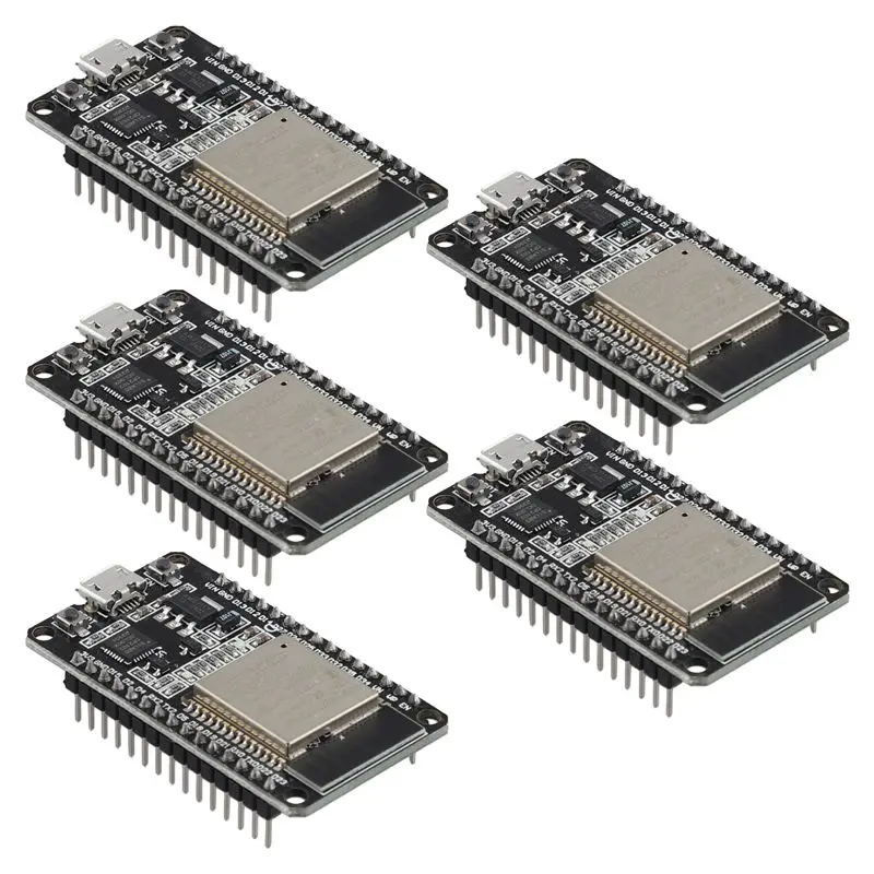 

Плата для разработки Superior-5 PCS ESP32 WROOM-32, двухъядерный беспроводной модуль со сверхнизким энергопотреблением