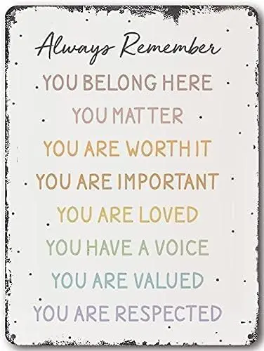 1p,SaNavie Always Remember Poster Pastel Rainbow in This Room Sign Rainbow Poster Classroom Sign Positive Affirmations Pastel Ma
