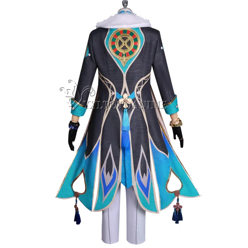 Honkai Star Rail Aventurine Cosplay Costume Wig Game Uniform Topaz Colleagues Interastral Peace Corporation Halloween Men Women