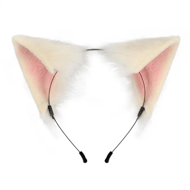 Cosplay Foxes Ear Headband Woman Students Cosplay Anime Character Gatherings Hairband Plush Ear Hair Hoop