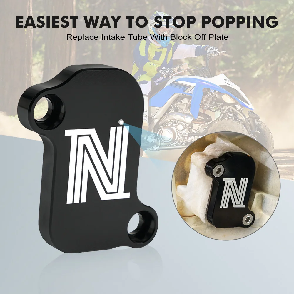 NICECNC Smog Block Off Plates Covers For Yamaha Raptor 700R Yamaha Raptor 700 YFM700R 2006-2020 Raptor 700 YFM700 Accessories