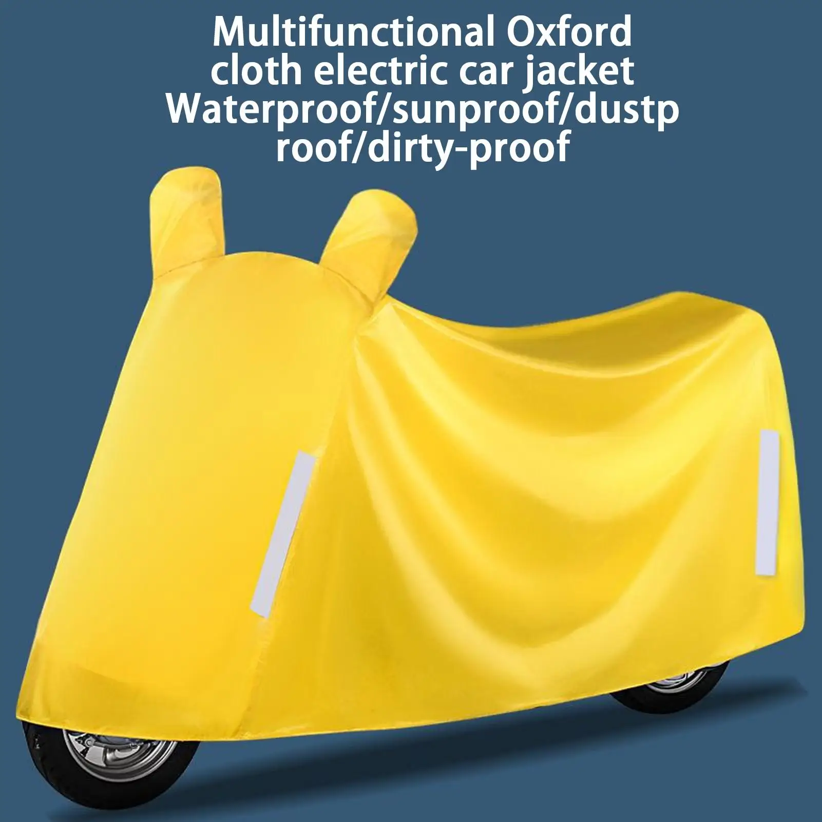 Motorcycle Cover Heavy Duty Heavy Duty Rainproof Dirt Bike Cover Electric Vehicle Protector For Scooter Electric Vehicle Winter