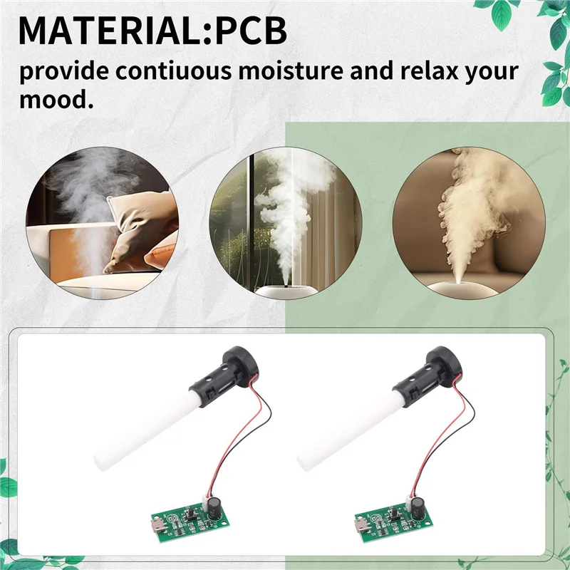 PHILE-12Pcs 20MM Ultrasonic Mist Maker Fogger Atomizer Transducer Atomizer ฟิล์มอุปกรณ์เสริมแผ่น Humidifier ปะเก็นยาง