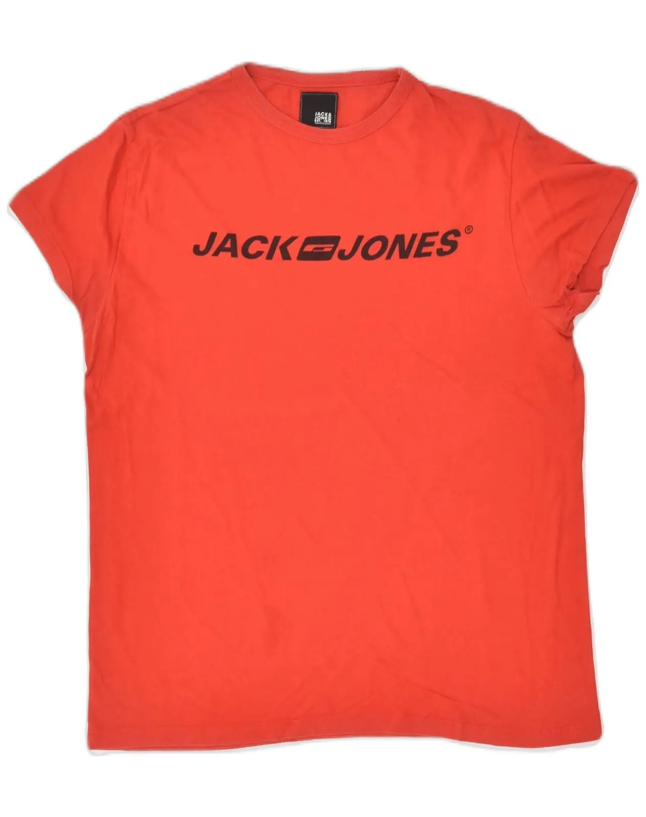 Мужская футболка с графическим принтом JACK & JONES, маленький красный хлопковый топ, AF17