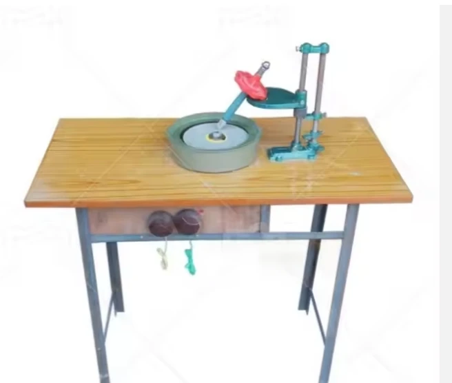 New Industrial Equipment Octagonal Jade Face Engraving & Gemstone Angle Flat Cutter Machine with Core Motor Component
