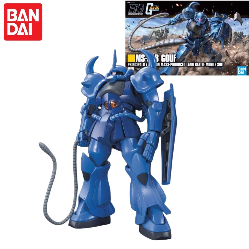 

Bandai Hguc 196 Tiger, новая версия Ms-07B Gouf 1/144, комплект модели 58007, крутой подарок, фигурка воина Mecha, развивающая игрушка для гаража