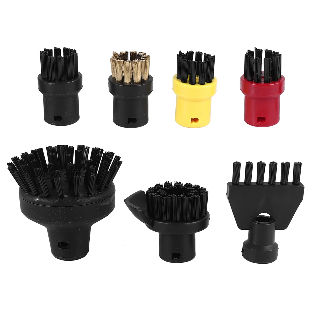 Круглая щетка, плоская щетка для Karcher SC1 SC2 SC3 SC4, большая круглая щетка, чистящая щетка для парового очистителя, уборочная щетка