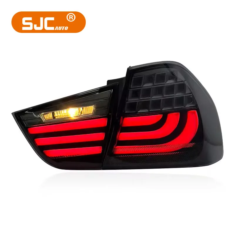 SJC Auto Car Accessories Tail Lamps for B-MW 3 Series E90 2009-2012 LCI High Quality Taillight Assembly Turn Signal Lights