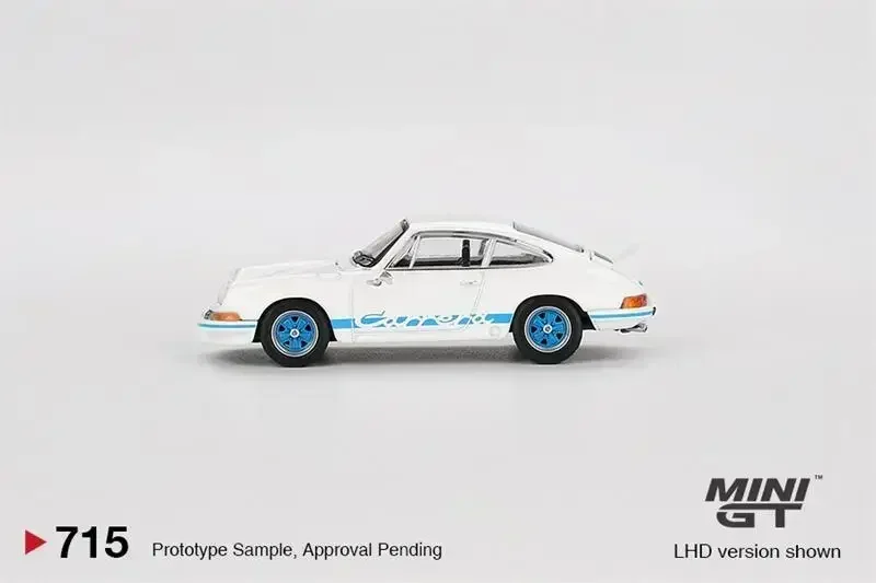 

MINI GT 1/64 RS 2.7 Grand Prix White with Blue Alloy Model Cars