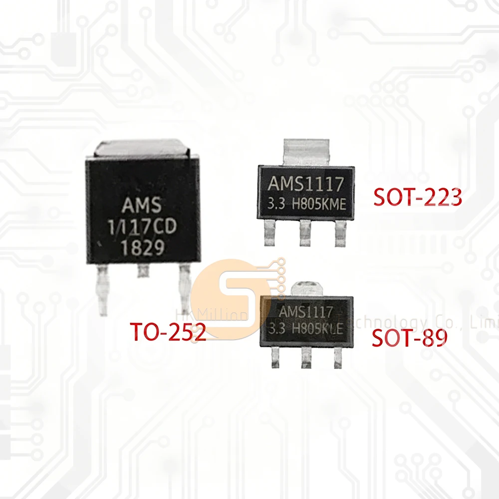 500pcs-ams1117-33v-12-15-18-25-50-adj-sot223-sot89-to252