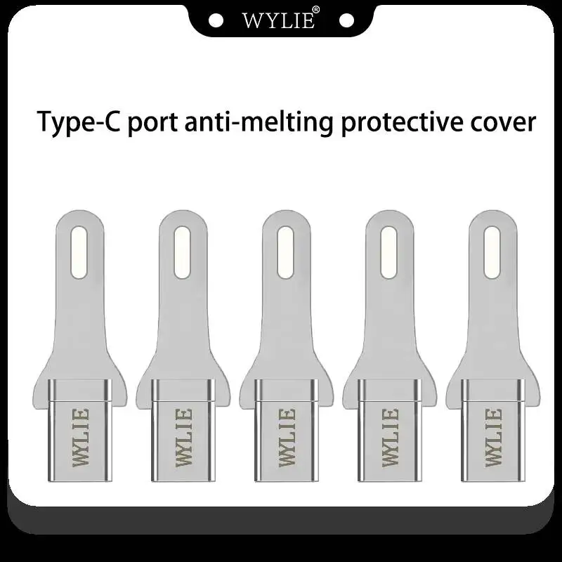 

USB C Heat Shield Anti Scorch Protection Cover for Phone Tail Plug Soldering Desoldering Preventing Burnout Damage Repair Tool