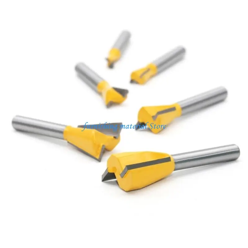 

Y5GD Milling Cutter Carving Dovetail Joint Router Bit 14 Degree Woodworking Engraving Bit Milling Furniture Accessories