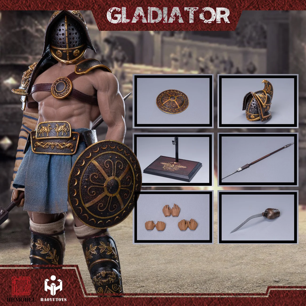 

HHMODEL HAOYUTOYS HH18033 Коллекционная фигурка воина-истребителя Имперского легиона в масштабе 1/6