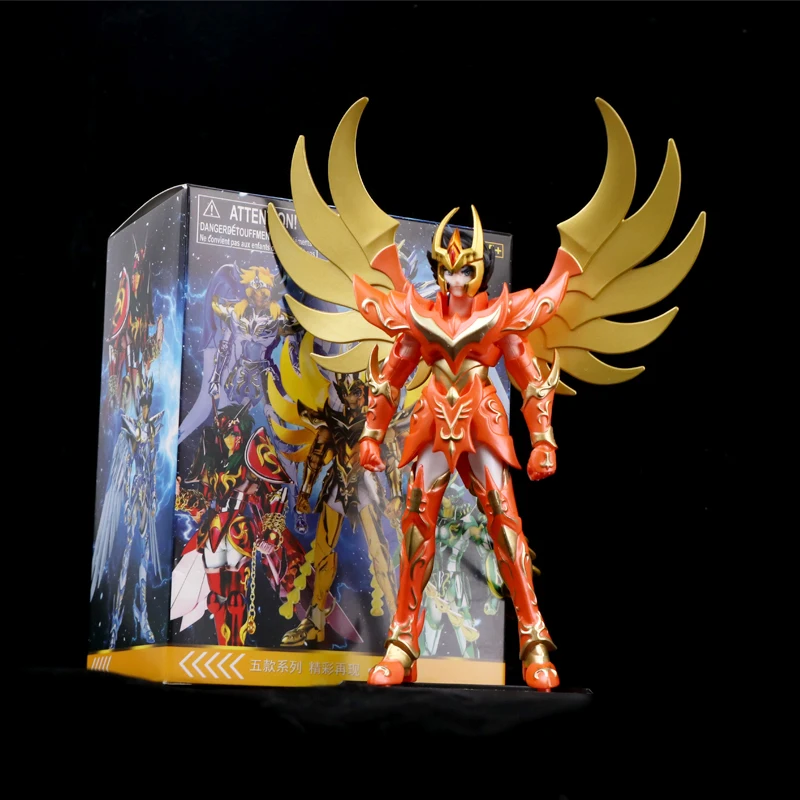 19cm Anime Saint Seiya Shiryuu Hyoga Shun Ikki Phoenix Figur Action figuren Ritter von Tierkreis figuren tolles Spielzeug Saint Seiya