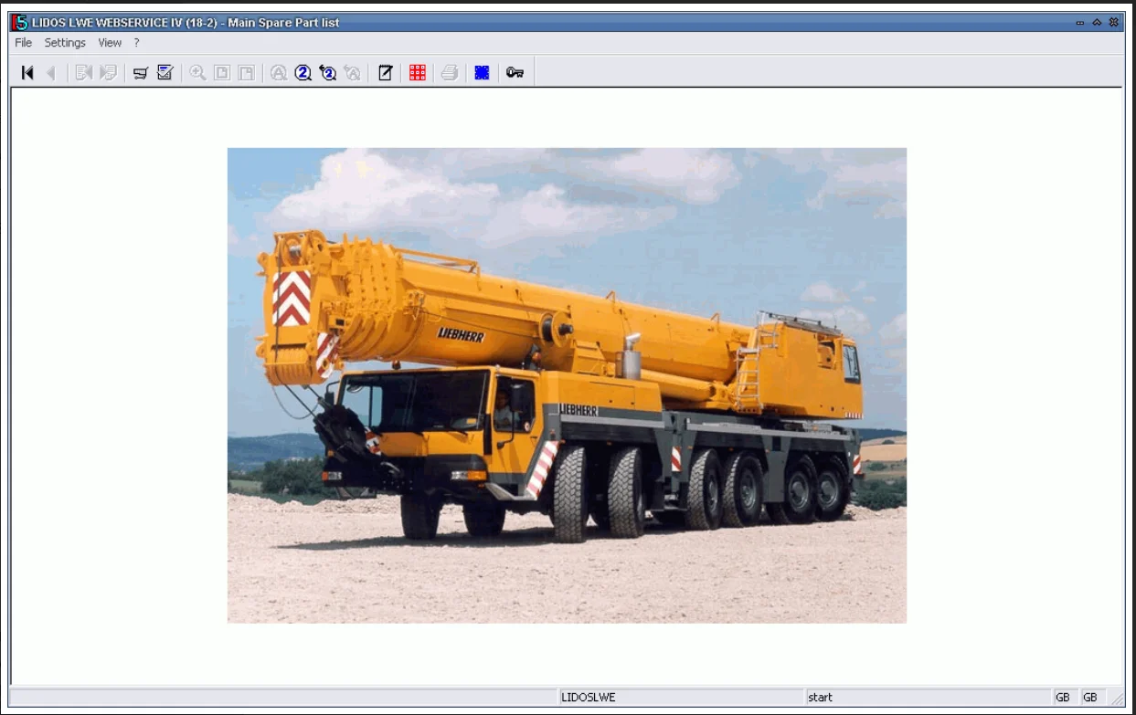 

Liebherr Lidos LWE OFFLINE WEBSERVICE - Mobile Cranes 2022