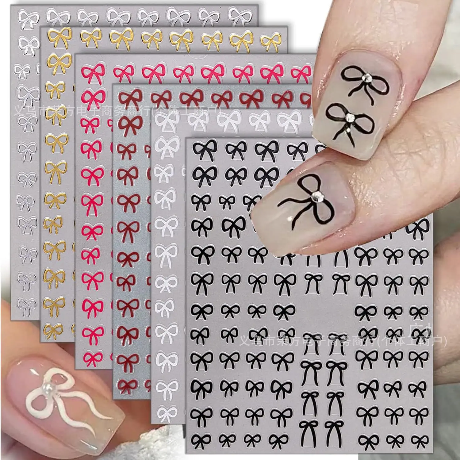 

3D Ultra Thin Liquid Butterfly Nail Art Sticker Hand Painted Wear Armor Diy Face Nail Decoration