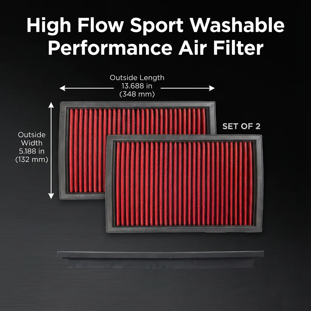 

Высокопроизводительный воздушный фильтр 33-2181 для Mercedes-Benz CL-Class C215 CL500 CL550 CL55 AMG V8, CLC-Class CL203 CLC230 CLC350 V6 1999-2011