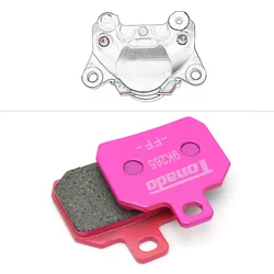 Motorcycle Brake Pads for Pitching 84mm Caliper Brake Pads Set Moto Pads for Street Scooter High performance Moped Spare Parts