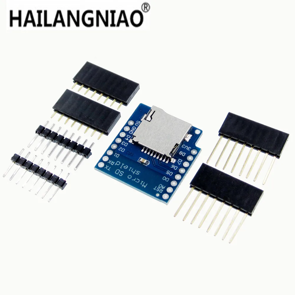 Micro SD Card Shield For D1 Mini TF WiFi ESP8266 Compatible SD Wireless Module