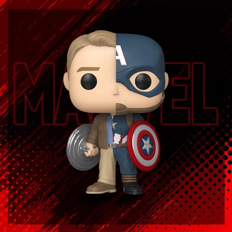 Genuine Edition FUNKO POP Marvel Infinity Saga, Captain America, Steve Rogers Desktop Decoration Ornament Model Toys Collectible - Image 3