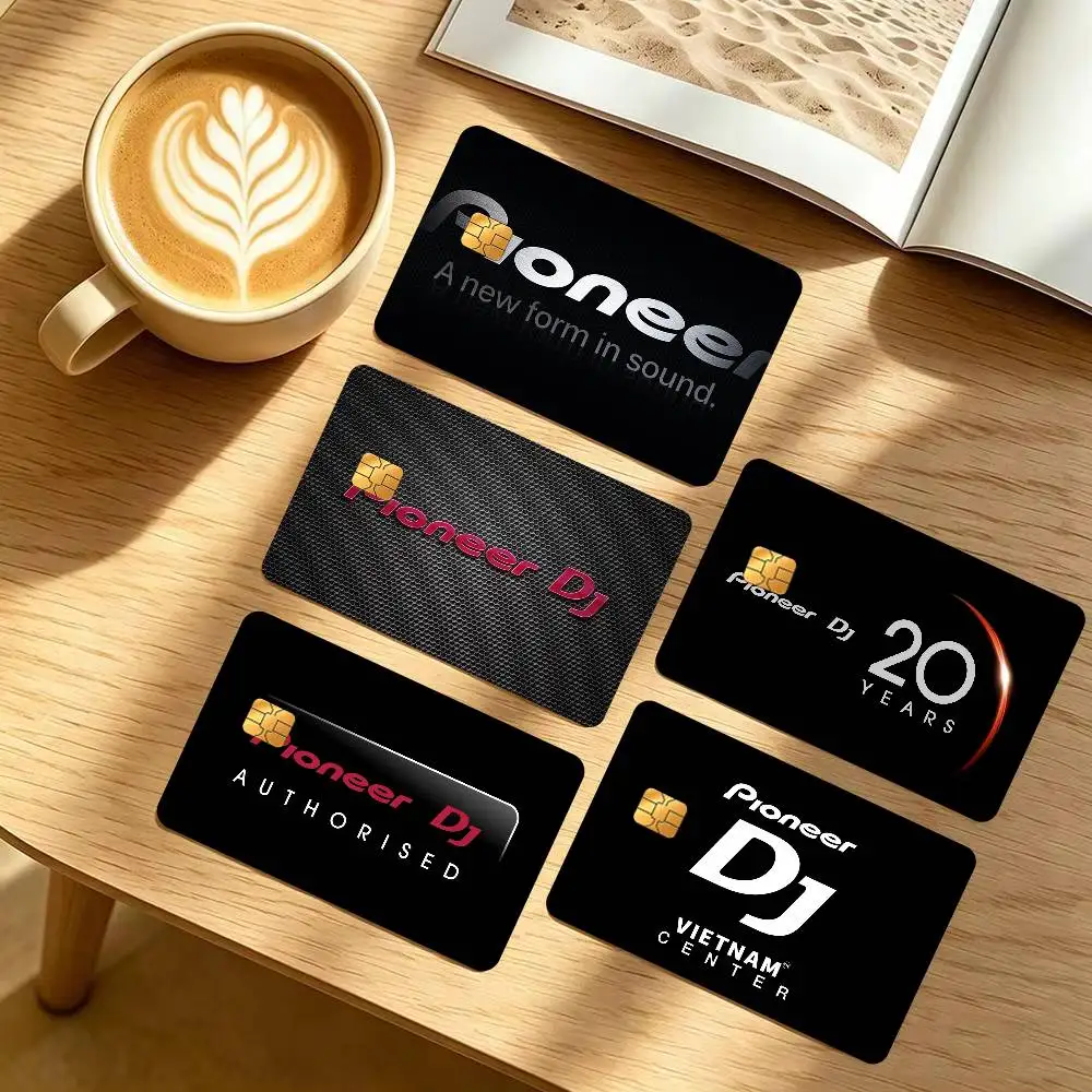 Music Cartoon   Spend or Save Funny Shell Ultra Thin No Fade Sticker Cover Film for Debit Credit Card P-ioneer D-j P-ro