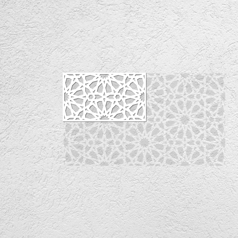 30cm - 70cm Wall Stencil For Painting Decorative Template To Paint Decor Decors Putty Geometric Islamic Muslim Ornaments S015