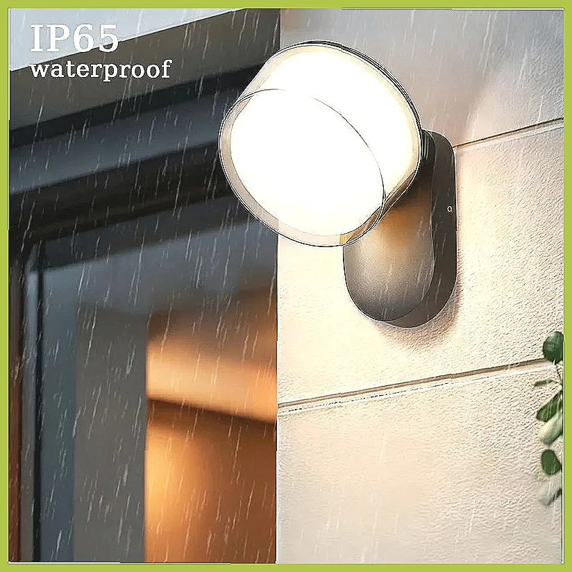 Chillgio Outdoor LED Wall Lamp 15W, IP65 Waterproof Motion Sensor Light for Garden Fence Balcony  lampara led pared wall light