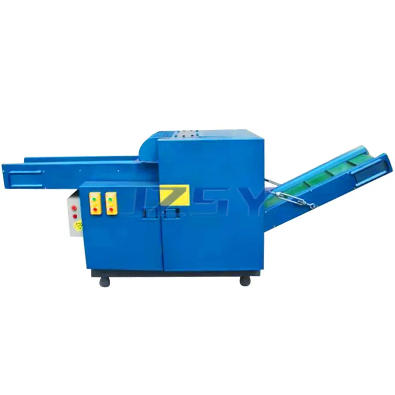 Non-Woven Old Cloth Used Clothes Rag Garment Textile Denim Rock Wool Cutting Machine Cotton Garment Fiber Rotary Knife Shredder