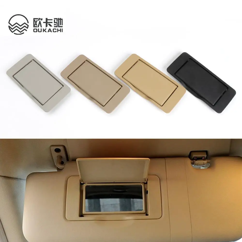 

For Mercedes W203 Sun Visor Shade Mirror Makeup Cosmetic Cover Black Gray Yellow Beige Color For Benz C CLASS A2038102110