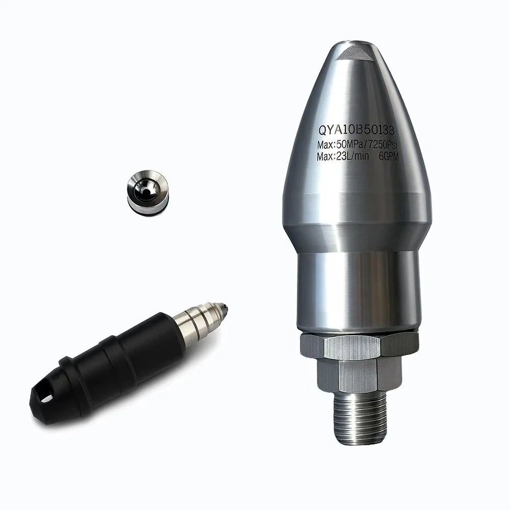 

Высоконапорные очистители высокого давления 500 бар 7250 фунтов на кв. дюйм с вращающейся форсункой из нержавеющей стали и трехплунжерным насосом, вращение на 360 градусов