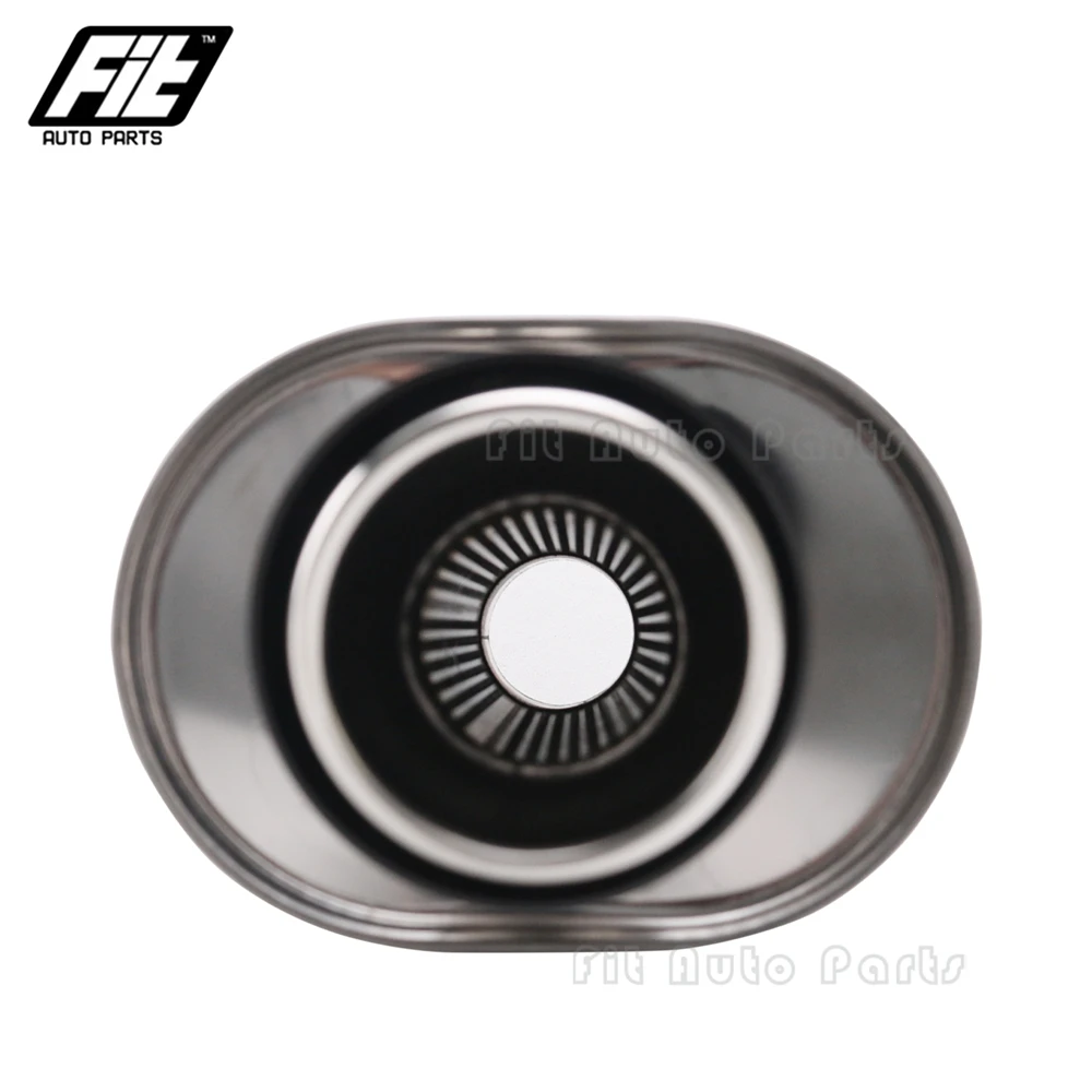 Universele Auto Uitlaatdemper Rvs Silencer 2.5 "tot 4" Prestaties Upgrade Uitlaat Ovale Uitlaten