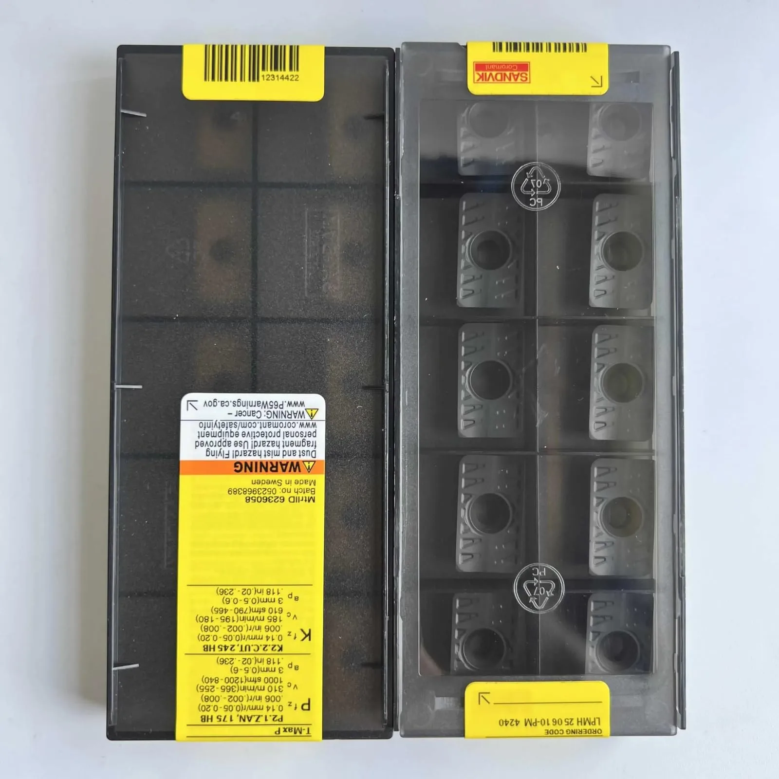 

Original SANDVIK / LPMH250610-PM 4240 / Hard alloy CNC Blade 10 Pcs