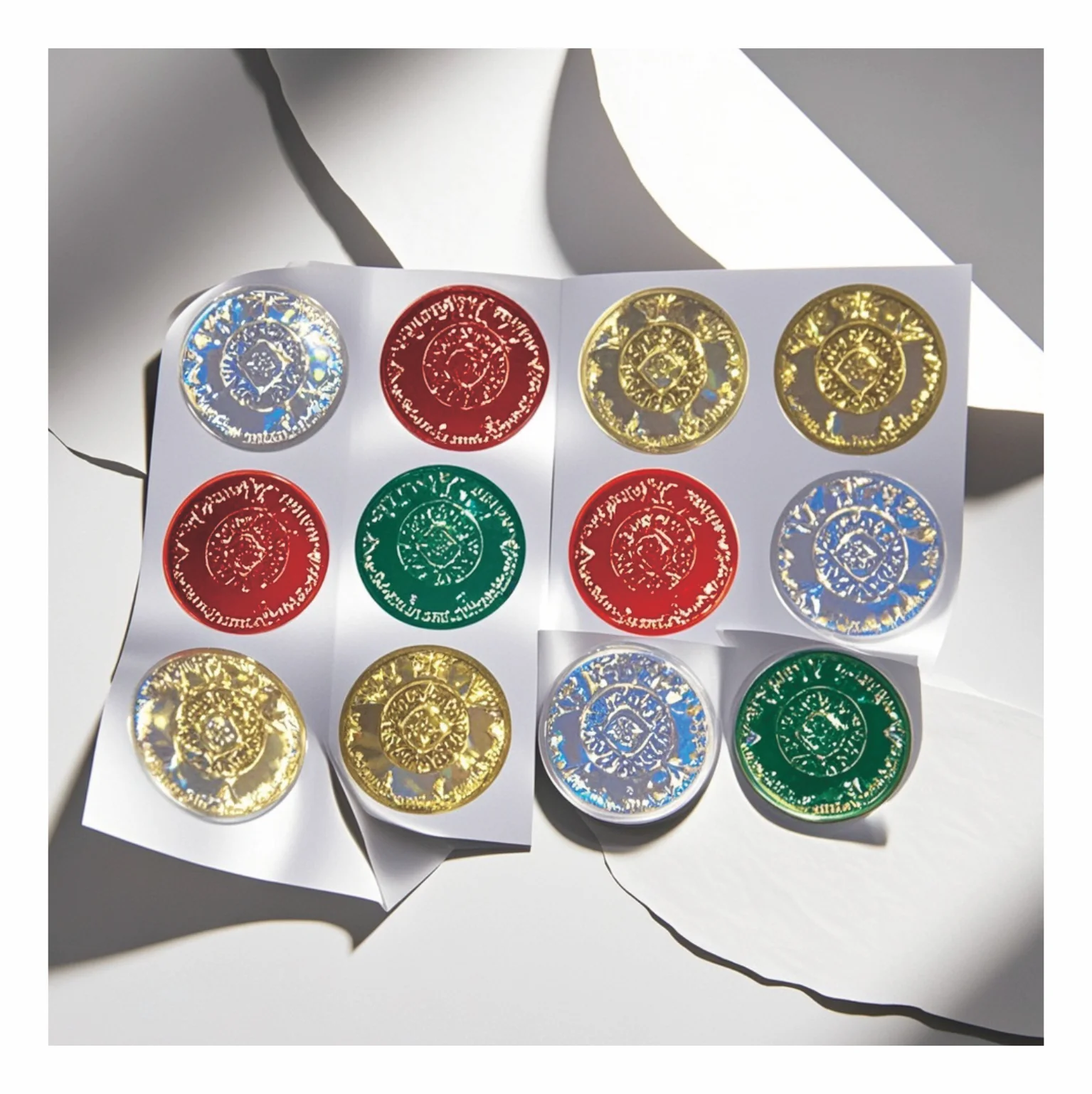 

Professional Factory Made Hologram Stickers PP White Made In China
