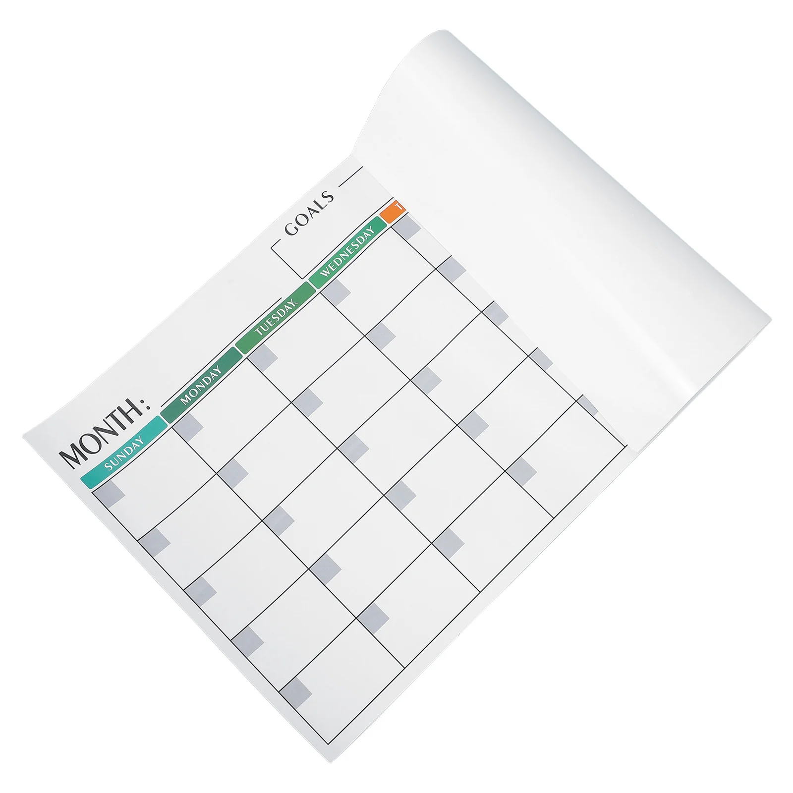 

Minimalist Undated Wall Calendar Dry Erase Reusable Planner for Daily Weekly Monthly Scheduling Family Office Home