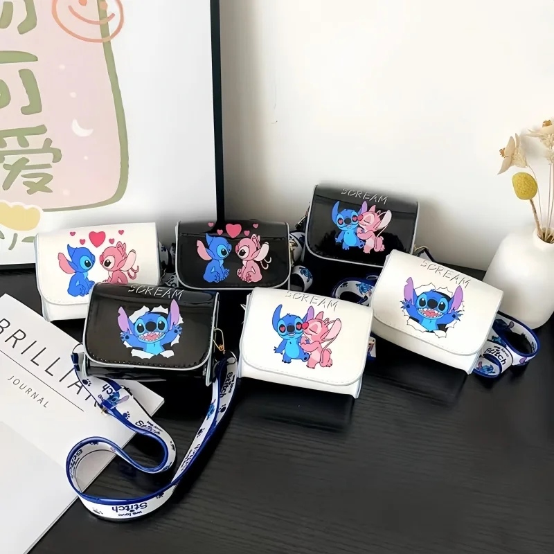 أنيمي Kawaii الحب غرزة ليلو حقائب كروسبودي الفتيات النساء الفاخرة العلامة التجارية حقيبة عالية الجودة مصمم حقائب صغيرة للهدايا