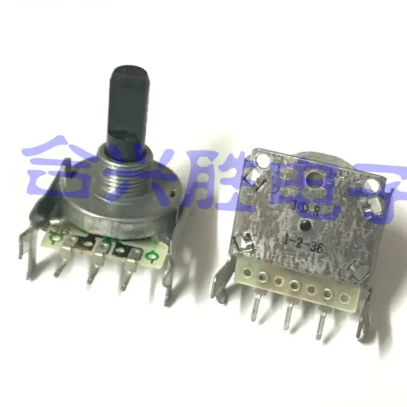 1PCS EC16 Type Encoder Horizontal 3Pin 36 Positioning Number Rotary Pulse Digital Potentiometer Shaft Length 20MM