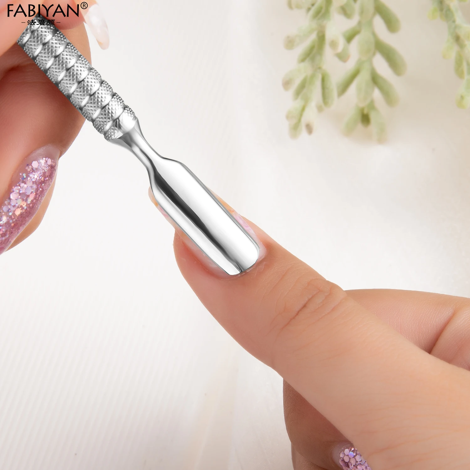 Double-ended Stainless Steel Cuticle Pusher Dead Skin Removal For Pedicure Manicure Nail Art Cleaner Care Tool