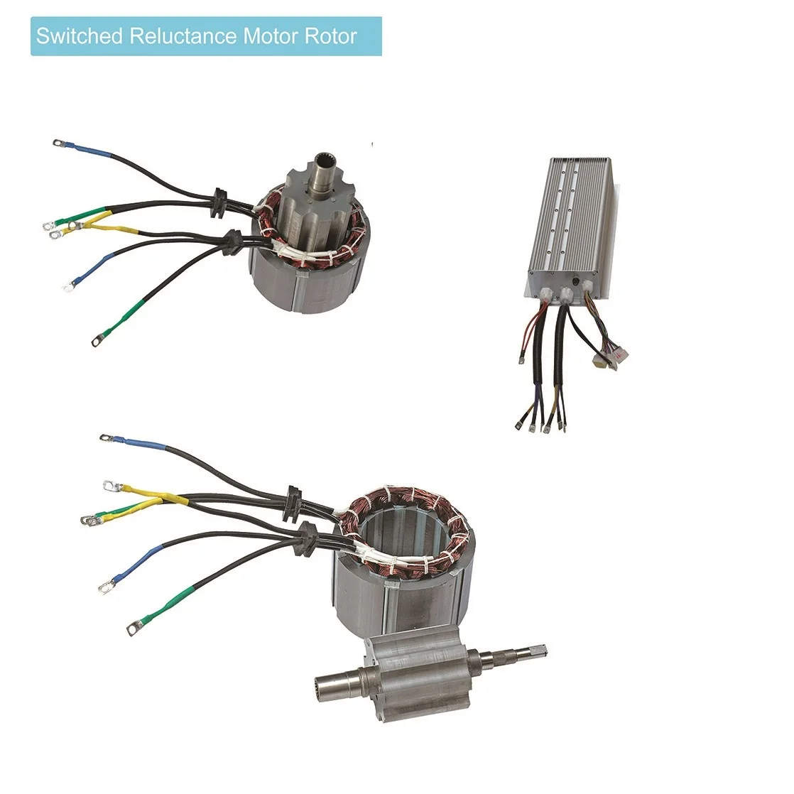 SRM-128_OD1KW Three Phase Switched Reluctance 48V-72V 1000W Speed Adjustable Board Driver SRM Motor Starting Controller 2 N.m