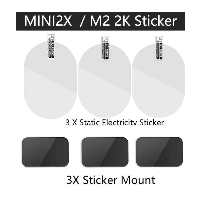 

for DDPAI Dash Cam MINI2X 2K / for DDPAI M2 2K Static Sticker Sticker 3pcs