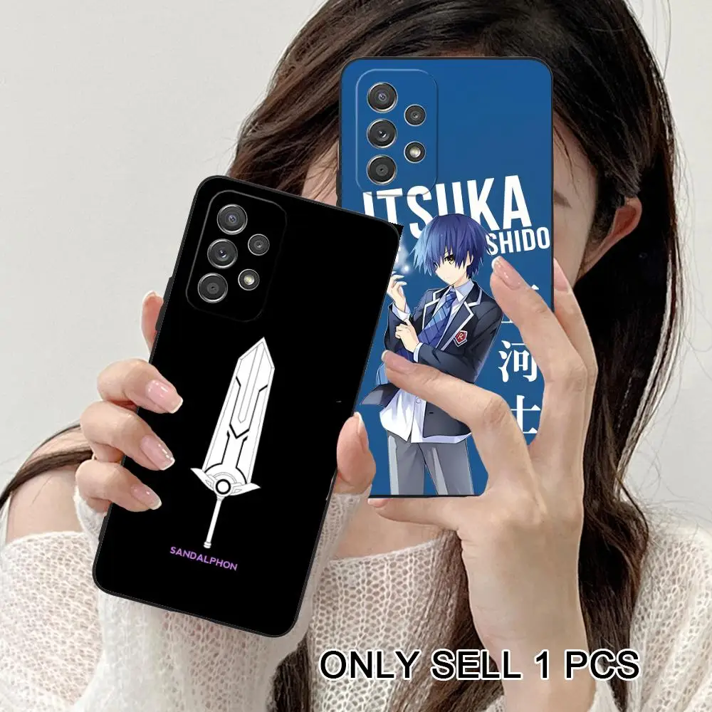 Date a Live Itsuka Shido Phone Case for Samsung Galaxy A57 56 55 54 53 52 51 37 36 35 34 33 32 31 5G Soft TPU Shockproof Cover