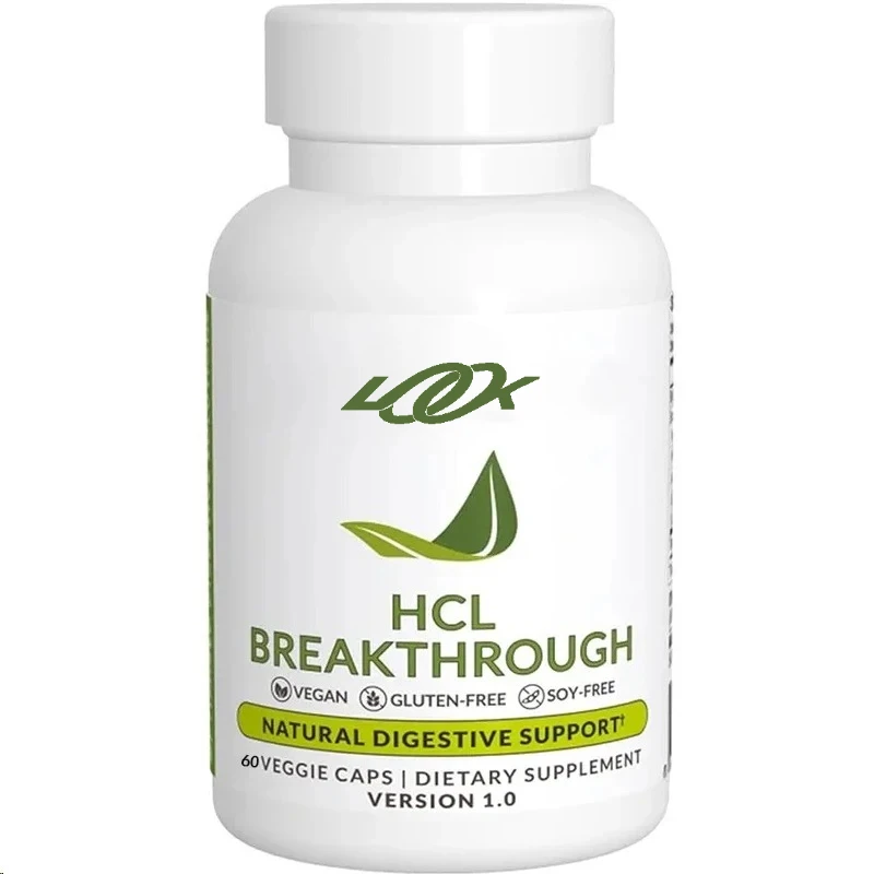 

Betaine Hydrochloride Enzyme Supplement - Helps With Protein Breakdown And Absorption - Helps Alleviate Gas And Heartburn