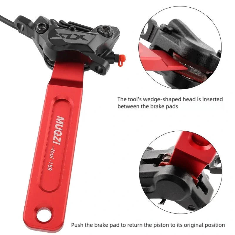 MUQZI Mountain Bicycle Hydraulic Disc Brake Piston Push Rod Bicycle Brake Caliper Piston Reset Wrench Repair Maintenance Tool