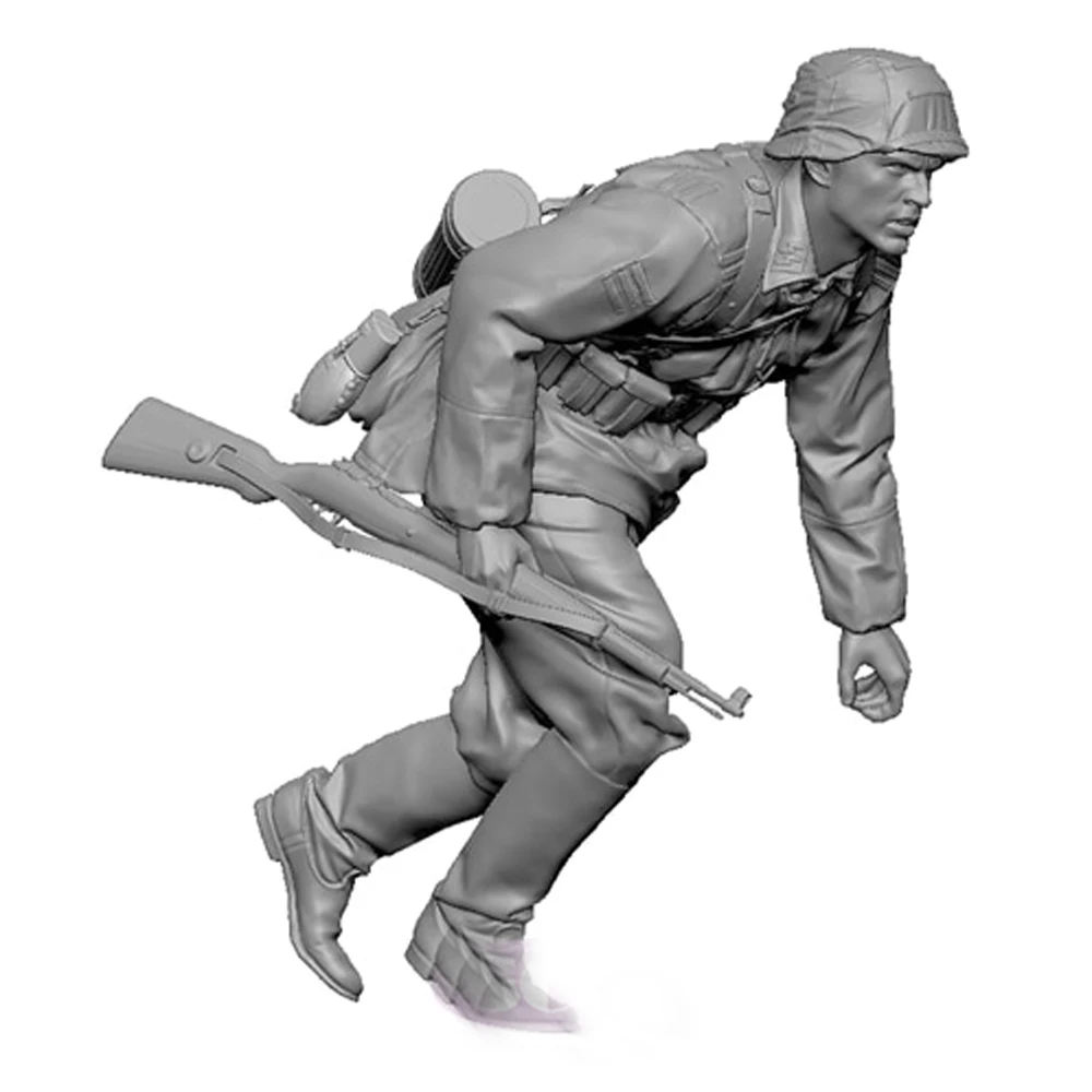 1/35 World War II soldier, GM, Resin Model figure soldier, WWII Military themes, Unassembled and unpainted kit