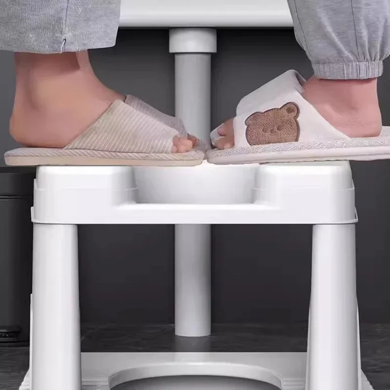Portable Squatting Chair Elderly Toilet Auxiliary Stool L#Pregnant Women Squatting Pit Artifact Toilet Mobile