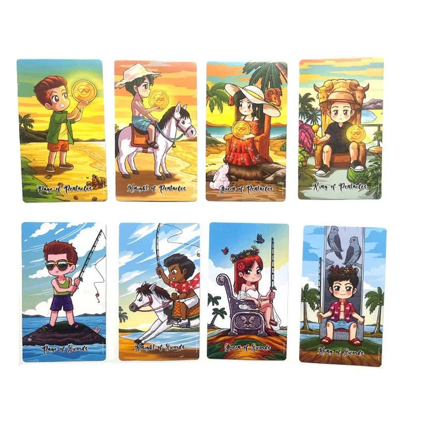 12x7 Summer Holiday Tarot Card Games Cover Box