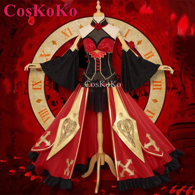 CosKoKo Tokisaki Kurumi Cosplay Anime Date A Live Costume Scarlet Nightmare Uniform Dress Halloween Party Role Play Clothing New